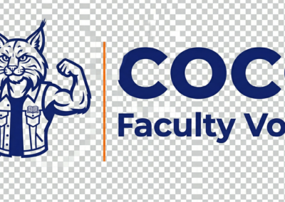 This is the logo for the COCC Faculty Voice Website